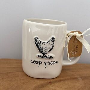 NWT Rae Dunn Coop Queen Mug